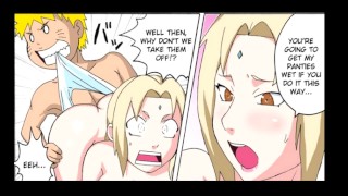 Old School Porn Cartoon, Naruto and Tsunade fucking