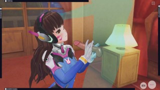 [CM3D2] Overwatch Hentai – D.va fucked hard in the pussy